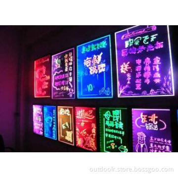 WiFi RGB illuminated LED Writing Board outdoor scrolling le